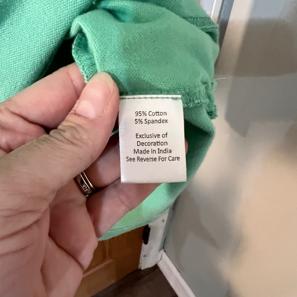 Classic Mint Green Polo Shirt for Men Size Small - Picture 6 of 6
